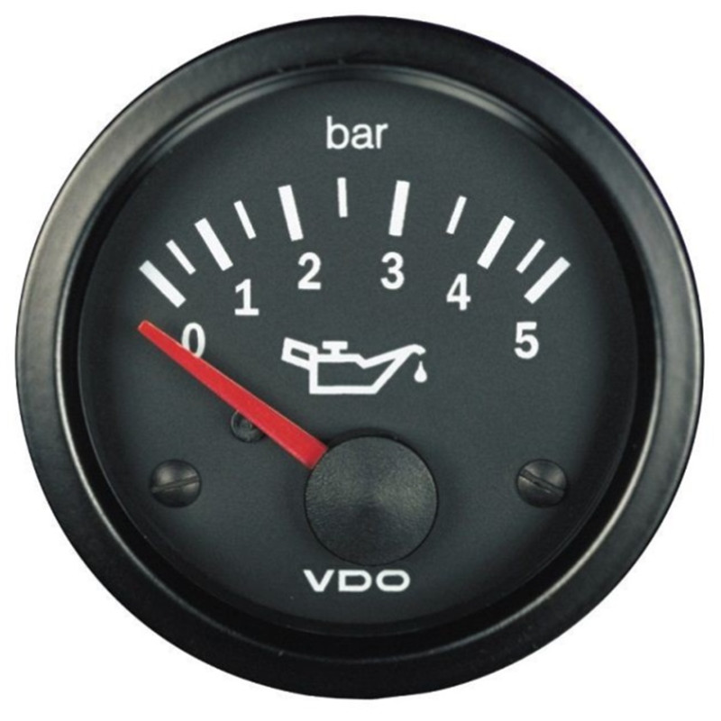 Manomètre VDO Pression Huile 5 Bars - 12 Volts