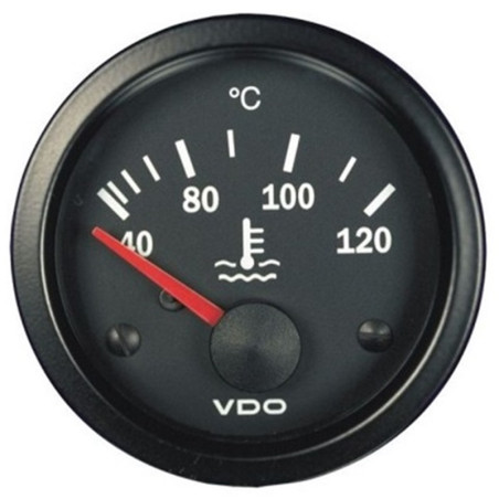 Manomètre VDO Température Eau 120° - 12 Volts