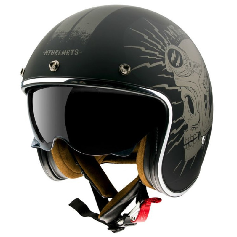 Casque Jet MT Helmets Le Mans 2 SV Diler A2 Noir Mat