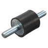 Silent Bloc Cylindrique M5 Mâle / Mâle Diamètre 16 mm - Hauteur 20 mm