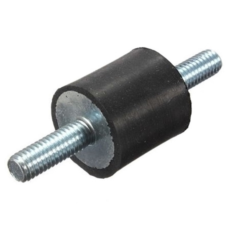 Silent Bloc Cylindrique M8 Mâle / Mâle Diamètre 30 mm - Hauteur 40 mm