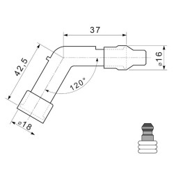 Capuchon Antiparasite NGK VB05E