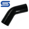 Durite Silicone Coudée 45° Noir - Silicon Hoses
