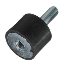 Silent Bloc Cylindrique M6 Mâle / Femelle Diamètre 25 mm - Hauteur 20 mm