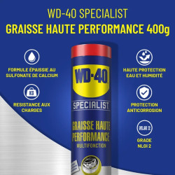 Graisse Haute Performance Multifonction WD-40 - Cartouche 400 g