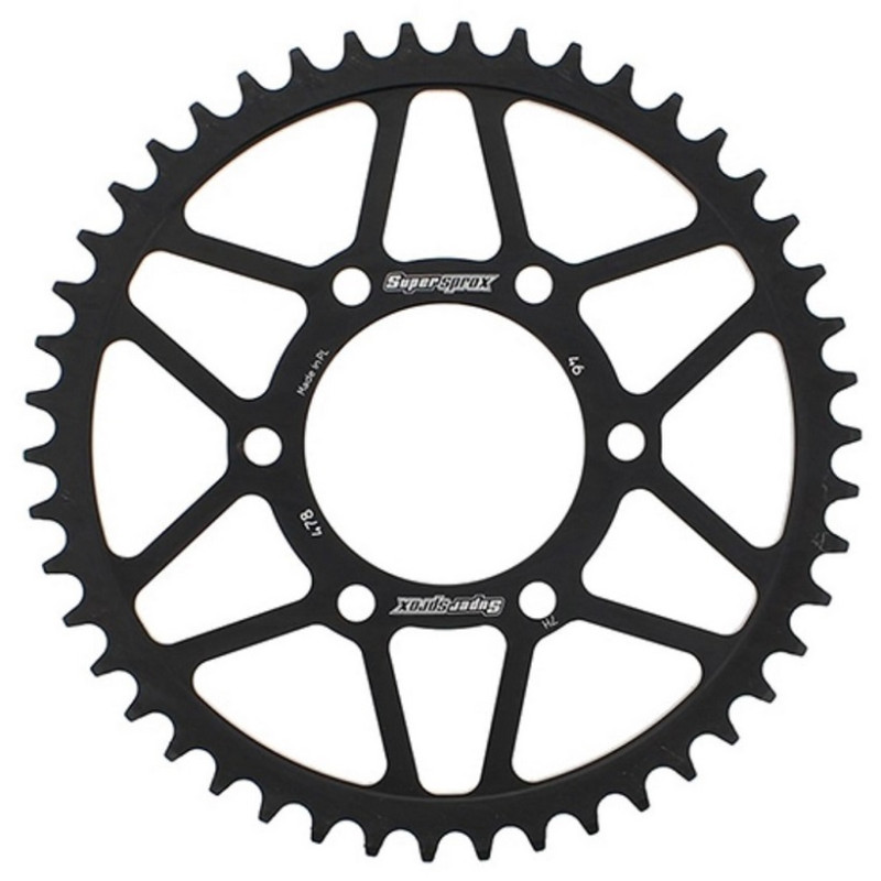 Couronne Acier Supersprox 46 Dents Pas 520 pour Kawasaki 650 ER-6N - Versys - Ninja - Vulcan / CF Moto 650