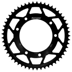 Couronne Acier Supersprox 53 Dents Pas 420 pour Aprilia 50 / Derbi Senda 50 / Gas Gas 50 / Gilera 50