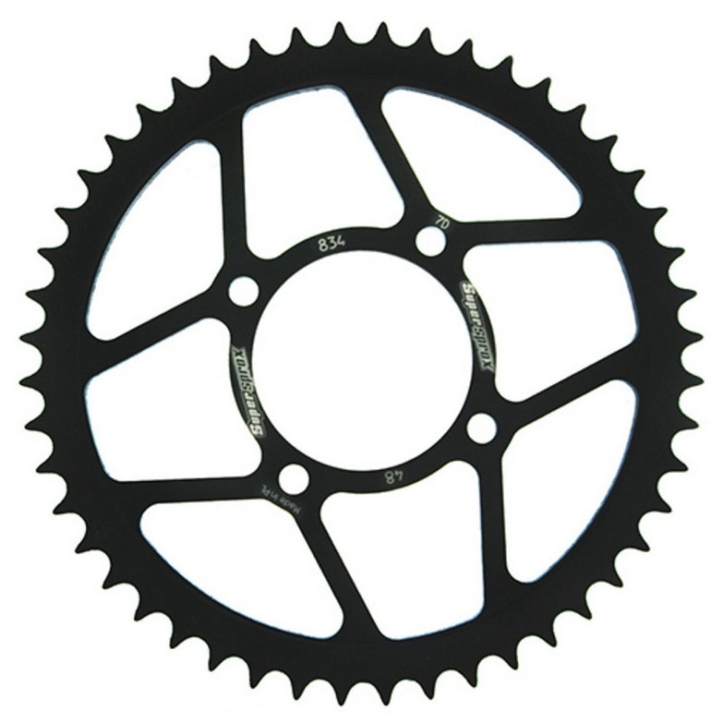 Couronne Acier Supersprox 48 Dents Pas 420 pour Yamaha RT 100