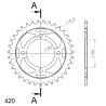 Couronne Acier Supersprox 35 Dents Pas 420 pour Yamaha TT-R 90