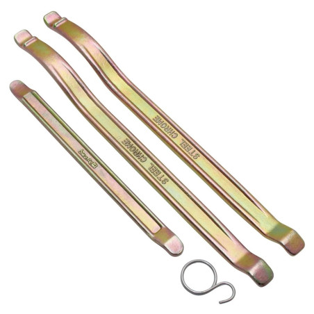 Jeu de 3 Démonte Pneus Professionnel Type Fusil 2 x 350 mm + 1 x 240 mm Buzzetti