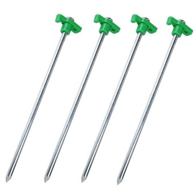 Lot de 4 Sardines pour Fixation Balise de Piste Tronconique