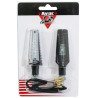 Clignotant LED pour Moto Avoc Sendai Transparent / Noir Homologué CE