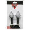 Clignotant LED pour Moto Avoc Mito Transparent / Noir Homologué CE