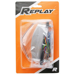 Feu Arrière Avec Clignotants Intégrés Transparent à LED Derbi Senda 50 DRD / X-Race / X-Treme - Replay