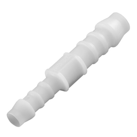 Raccord Manchon Réducteur Droit en Plastique Blanc pour Durite Ø 8 - 6 mm