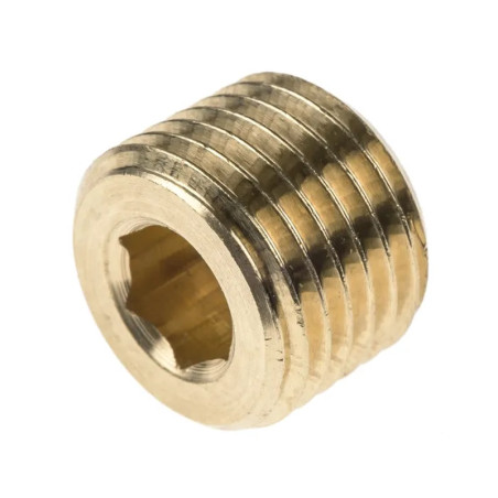 Bouchon 1/8 Mâle en Laiton
