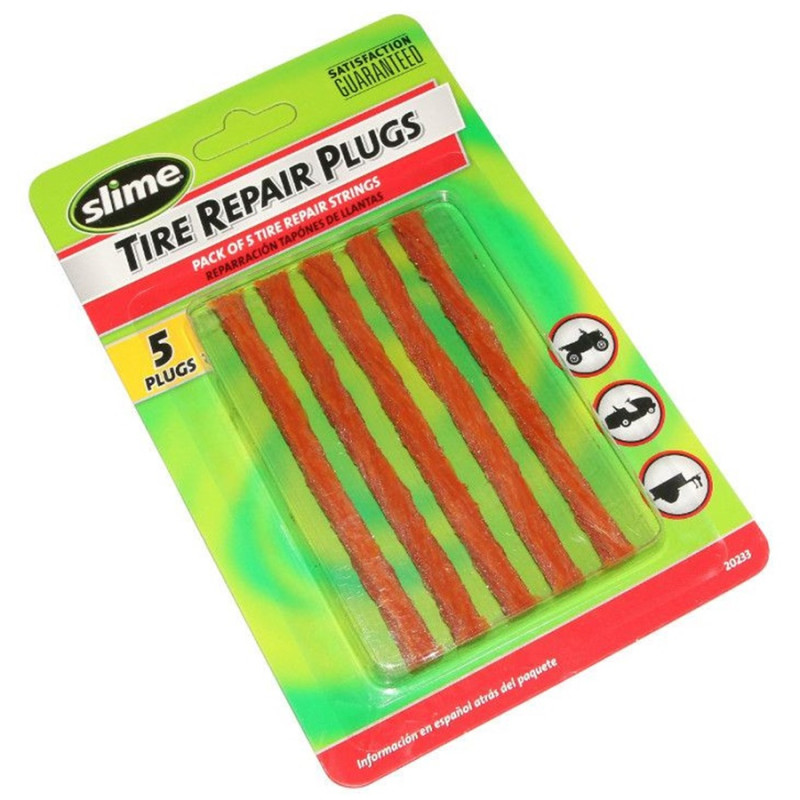 Lot de 5 Mèches Réparation Crevaison Pneu Tubeless Slime