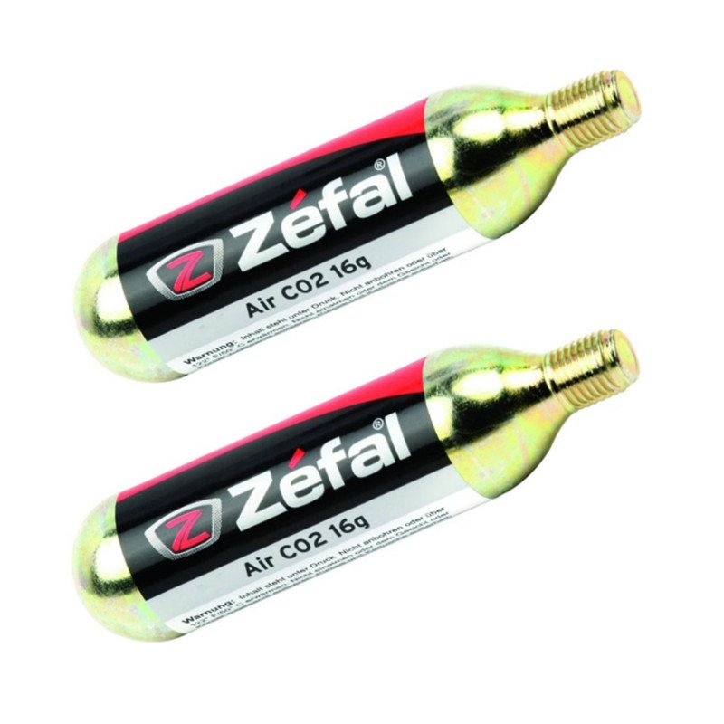 Lot de 2 Cartouches CO2 Zéfal 16g Fileté