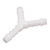 Raccord en Y Plastique Blanc pour Durite Ø 6 mm