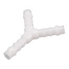Raccord en Y Plastique Blanc pour Durite Ø 10 mm