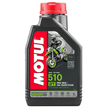 Huile Moteur 2T Motul 510 - Bidon de 1 Litre