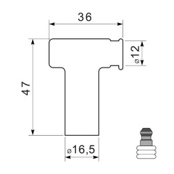 Capuchon Antiparasite NGK LB05EMH-R