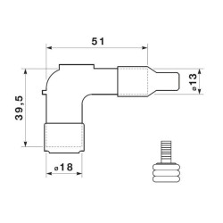 Capuchon Antiparasite NGK LB-F