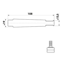 Capuchon Antiparasite NGK SD05FM