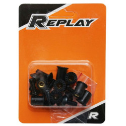 Kit Visserie pour Bulle Moto M5 x 16 Noir