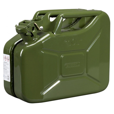Jerrican Essence en Métal Type US Vert Pressol 10 Litres