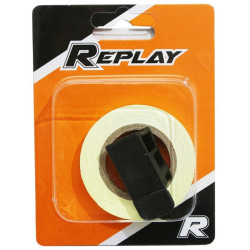 Liseret Autocollant pour Jante 7 mm Jaune Fluo avec Applicateur - Replay