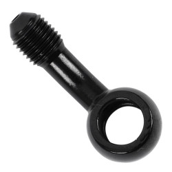 Raccord Banjo Noir pour Durite de Frein M10x1.25 mm Coudé 25°