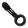 Raccord Banjo Noir pour Durite de Frein M10x1.25 mm Coudé 25°