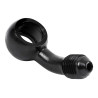 Raccord Banjo Noir pour Durite de Frein M10x1.25 mm Coudé 45°