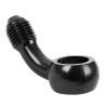 Raccord Banjo Noir pour Durite de Frein M10x1.25 mm Coudé 45°