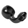 Raccord Banjo Noir pour Durite de Frein M10x1.25 mm Coudé 90°
