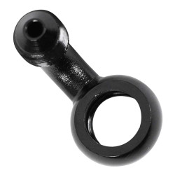 Raccord Banjo Noir pour Durite de Frein M10x1.25 mm Coudé 90°