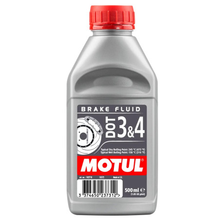 Liquide de Frein Motul DOT 3 & 4 Brake Fluid - Bidon de 500 ml