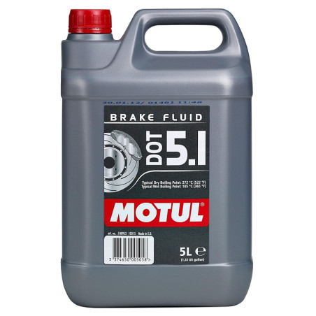 Liquide de Frein Motul DOT 5.1 Brake Fluid - Bidon de 5 Litres
