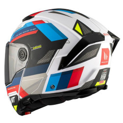 Casque Modulable MT Helmets Atom 2 SV Bast A0 Bleu / Noir / Rouge Brillant