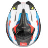 Casque Modulable MT Helmets Atom 2 SV Bast A0 Bleu / Noir / Rouge Brillant
