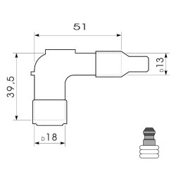 Capuchon Antiparasite NGK LB10E