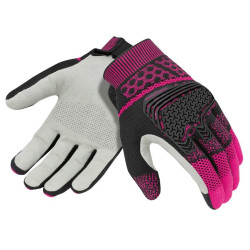 Gants Moto Textile Tucano Urbano Supermano Noir/Rose