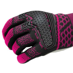 Gants Moto Textile Tucano Urbano Supermano Noir/Rose