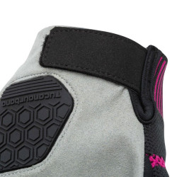 Gants Moto Textile Tucano Urbano Supermano Noir/Rose