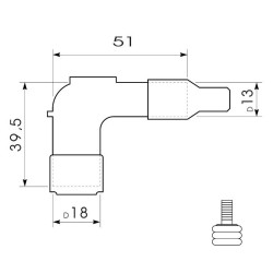 Capuchon Antiparasite NGK LB10F