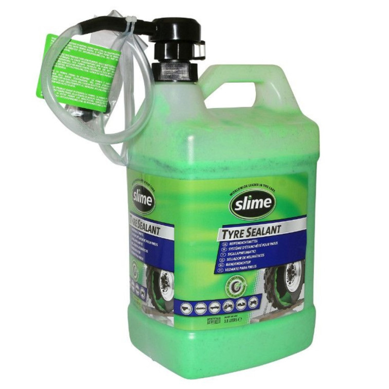 Liquide Anti-Crevaison Préventif pour Pneu Tubeless Slime - 3.8 Litres
