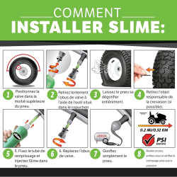 Liquide Anti-Crevaison Préventif pour Pneu Tubeless Slime - 3.8 Litres