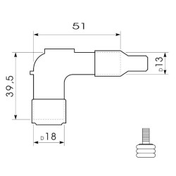 Capuchon Antiparasite NGK LB05F