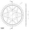 Couronne Acier Supersprox 45 Dents Pas 520 pour Kawasaki 400 ZXR / Z800